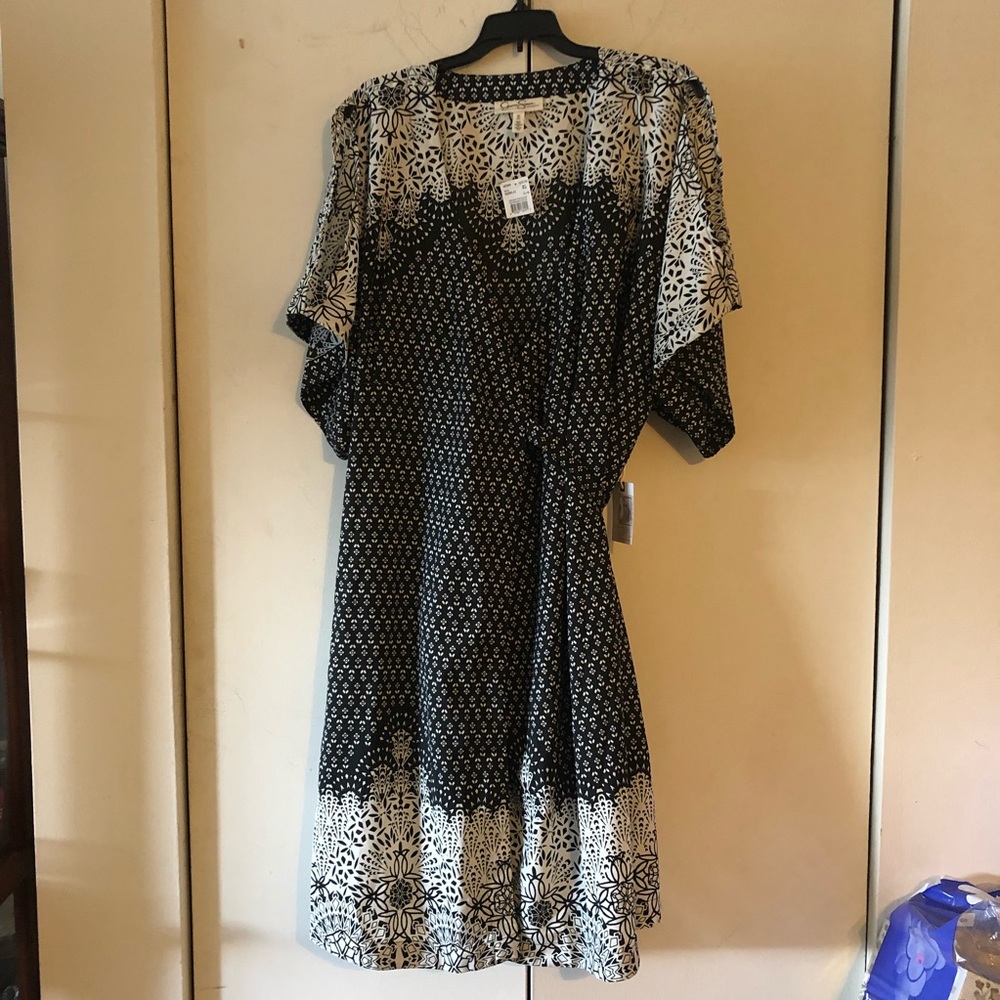 Jessica Simpson XL Maternity dress blk & wht